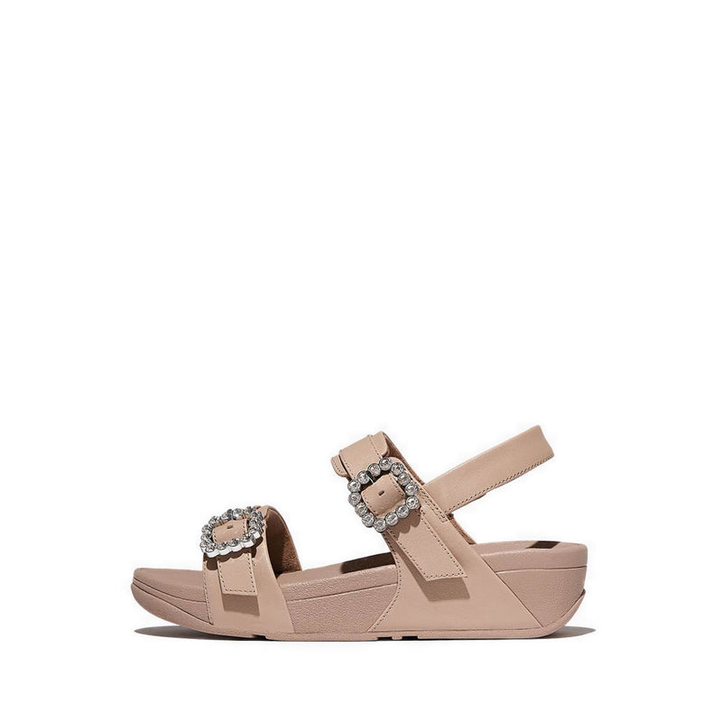 Back Strap Crystal Flat Sandal