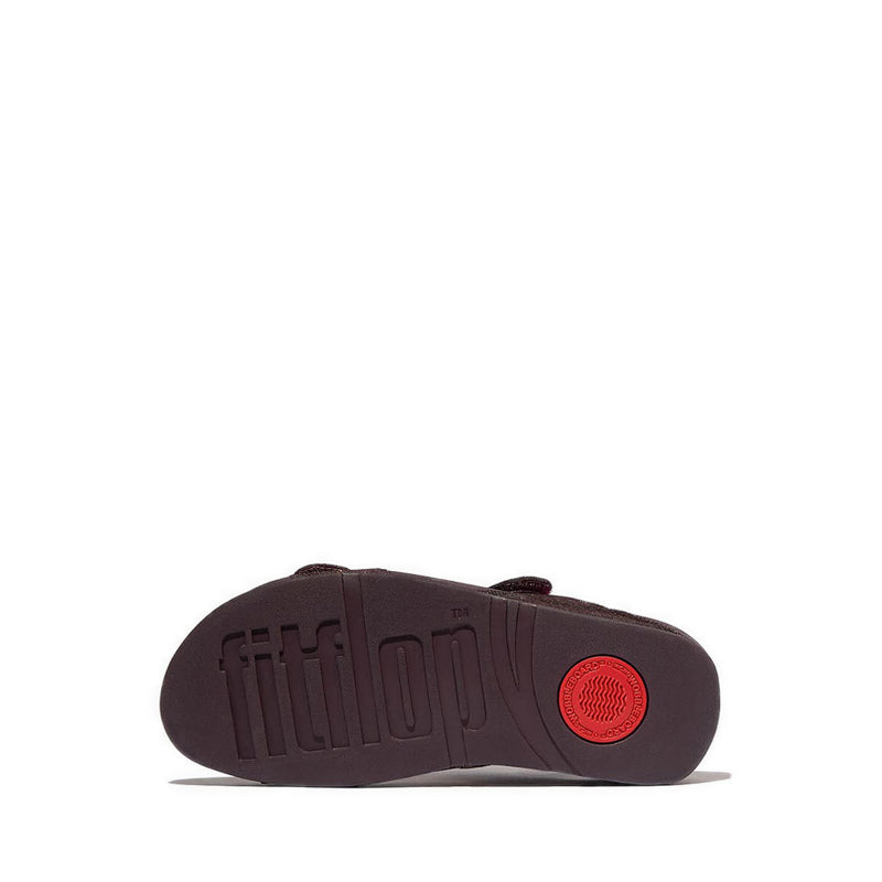 Adjustable Shimmerlux Back-Strap Sandals