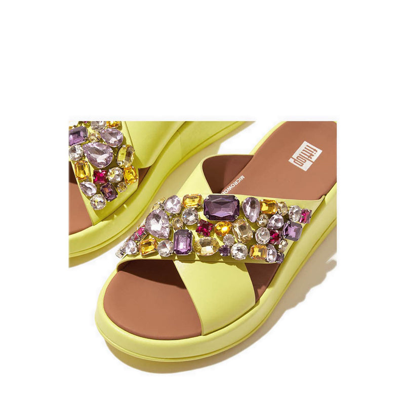 Jewel Deluxe Leather Flatform Cross Slides FitFlop Indonesia jewel-deluxe-leather-flatform-cross-slides-fitflop-indonesia