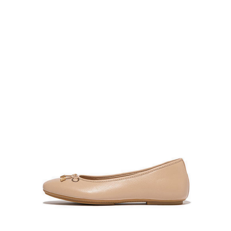 Bow Soft Leather Ballet Flats