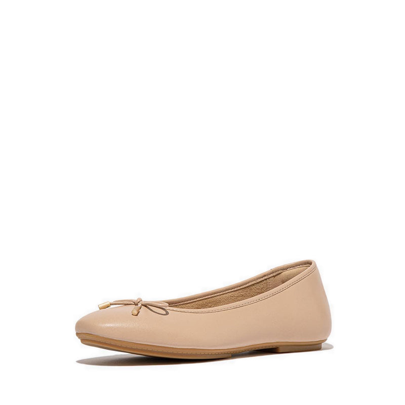 Bow Soft Leather Ballet Flats