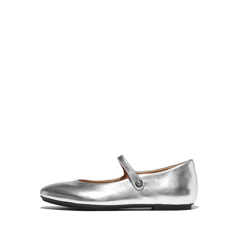 Crystal-Cluster Soft M/Leather Mary Janes