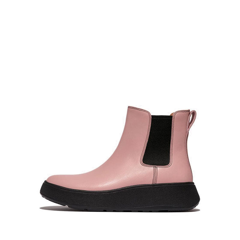Contrast-Stitch Flatform Chelsea Boots