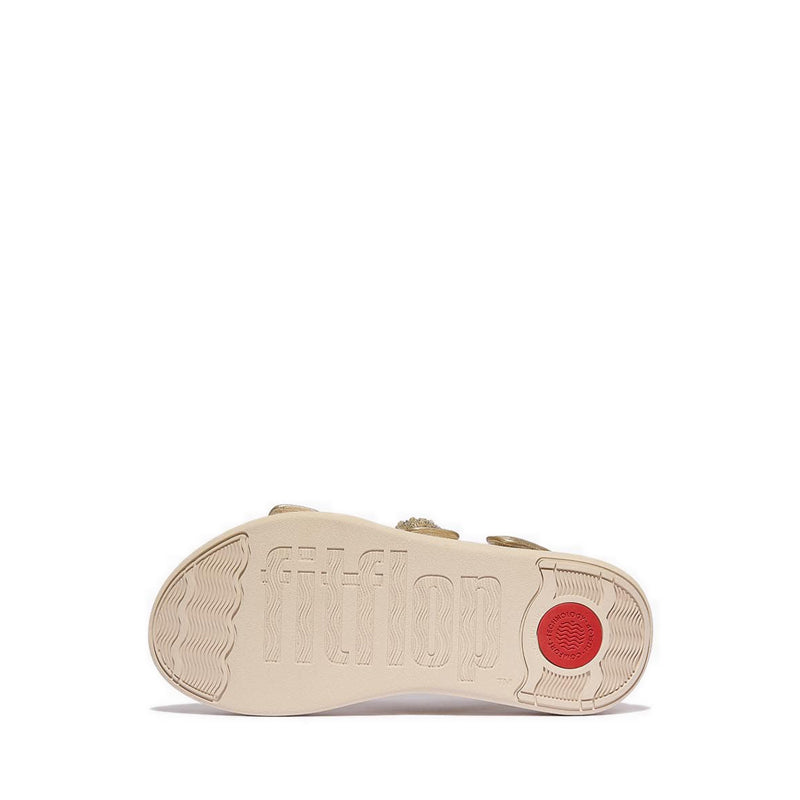 Beadie-Button Adj. Flatform B/S Sandals
