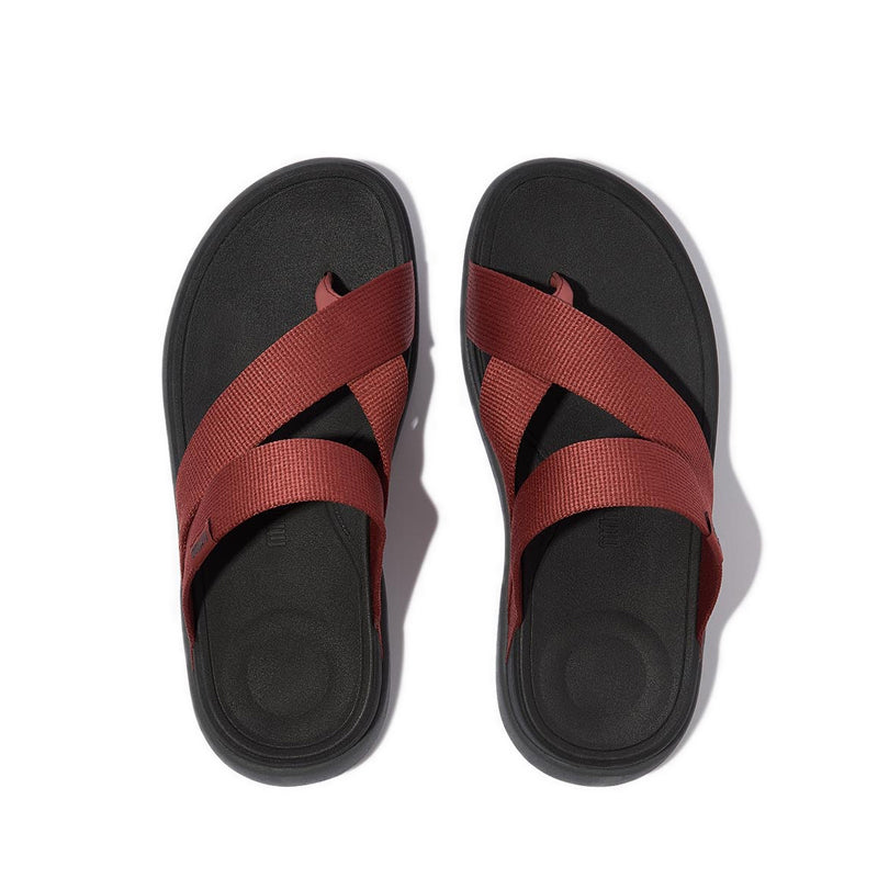 Mens Webbing Sling Toe-Post Sandals