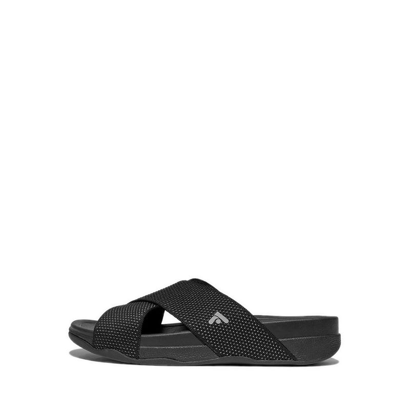 Two-Tone Webbing Cross Slides – FitFlop Indonesia