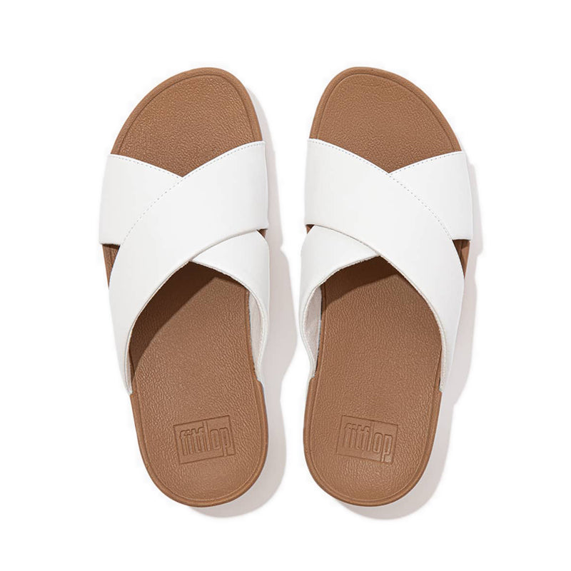 Leather Cross Slides